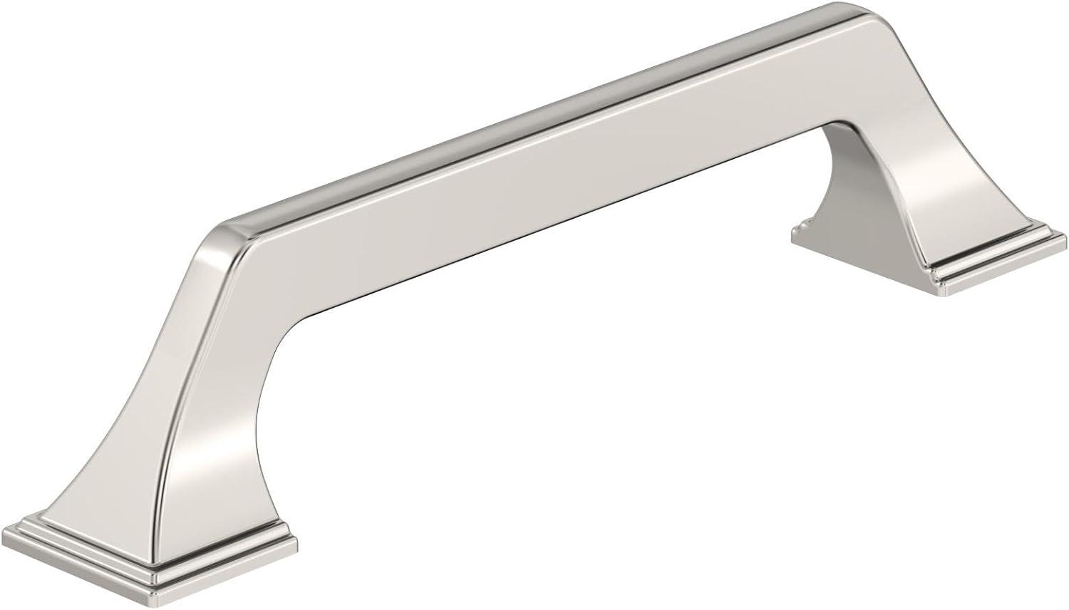 imageAmerock Cabinet Pull Matte Black 81316 inch 224 mm CentertoCenter Exceed 1 Pack Drawer Pull Cabinet Handle Cabinet HardwarePolished Nickel