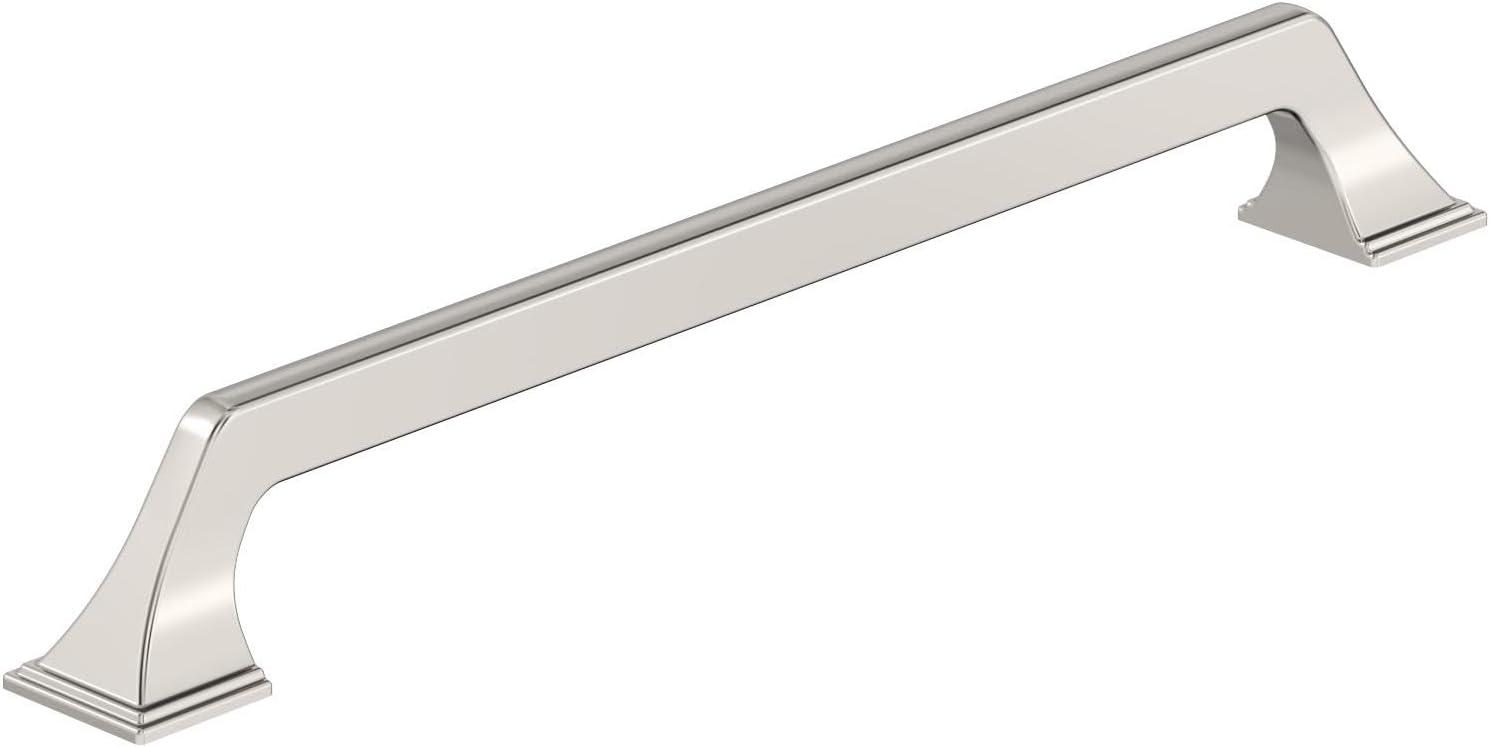 imageAmerock Cabinet Pull Matte Black 81316 inch 224 mm CentertoCenter Exceed 1 Pack Drawer Pull Cabinet Handle Cabinet HardwarePolished Nickel