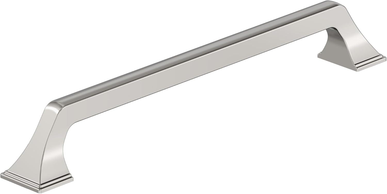 imageAmerock Cabinet Pull Matte Black 81316 inch 224 mm CentertoCenter Exceed 1 Pack Drawer Pull Cabinet Handle Cabinet HardwarePolished Nickel