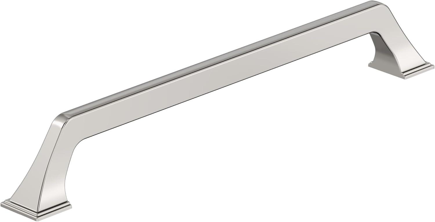 imageAmerock Cabinet Pull Matte Black 81316 inch 224 mm CentertoCenter Exceed 1 Pack Drawer Pull Cabinet Handle Cabinet HardwarePolished Nickel