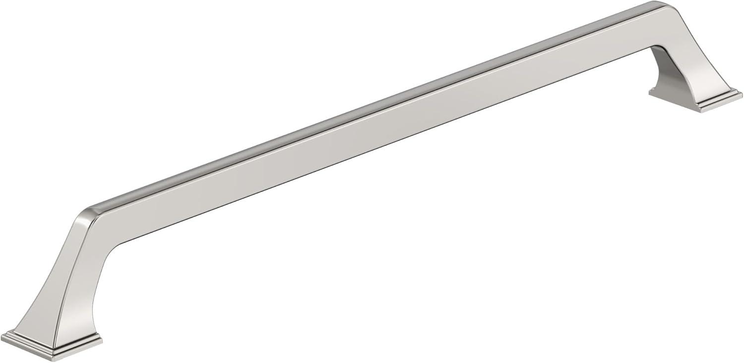 imageAmerock Cabinet Pull Matte Black 81316 inch 224 mm CentertoCenter Exceed 1 Pack Drawer Pull Cabinet Handle Cabinet HardwarePolished Nickel
