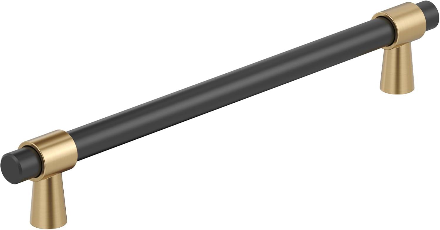 imageAmerock Cabinet Pull Matte BlackChampagne Bronze 334 inch 96 mm CentertoCenter Mergence 1 Pack Drawer Pull Cabinet Handle Cabinet HardwareMatte BlackChampagne Bronze