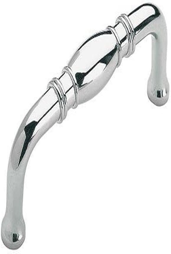 imageAmerock Cabinet Pull Polished Chrome 3 inch 76 mm Center to Center Granby 1 Pack Drawer Pull Drawer Handle Cabinet HardwarePolished Chrome