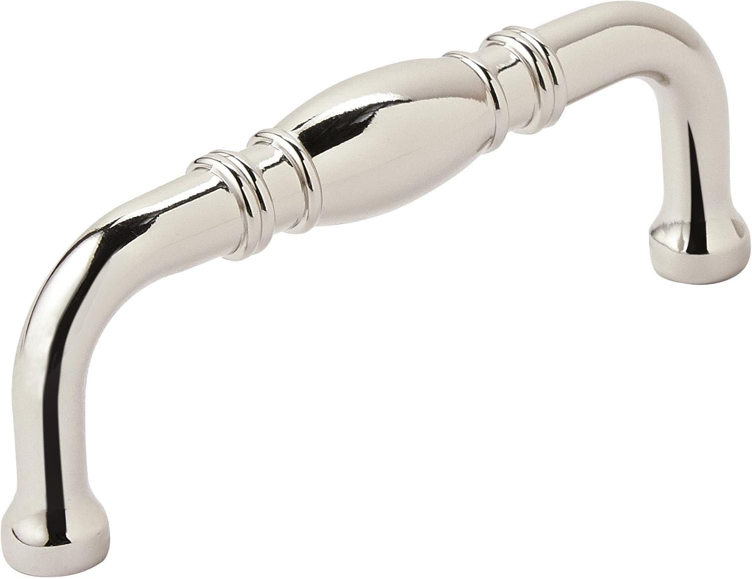 imageAmerock Cabinet Pull Polished Chrome 3 inch 76 mm Center to Center Granby 1 Pack Drawer Pull Drawer Handle Cabinet HardwarePolished Nickel