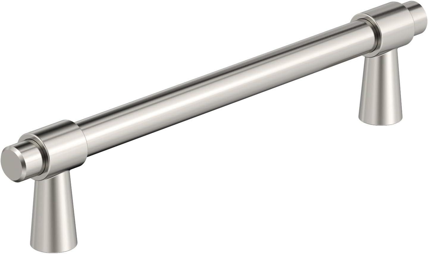 imageAmerock Cabinet Pull Polished Chrome 5116 inch 128 mm CentertoCenter Destine 1 Pack Drawer Pull Cabinet Handle Cabinet HardwarePolished Nickel