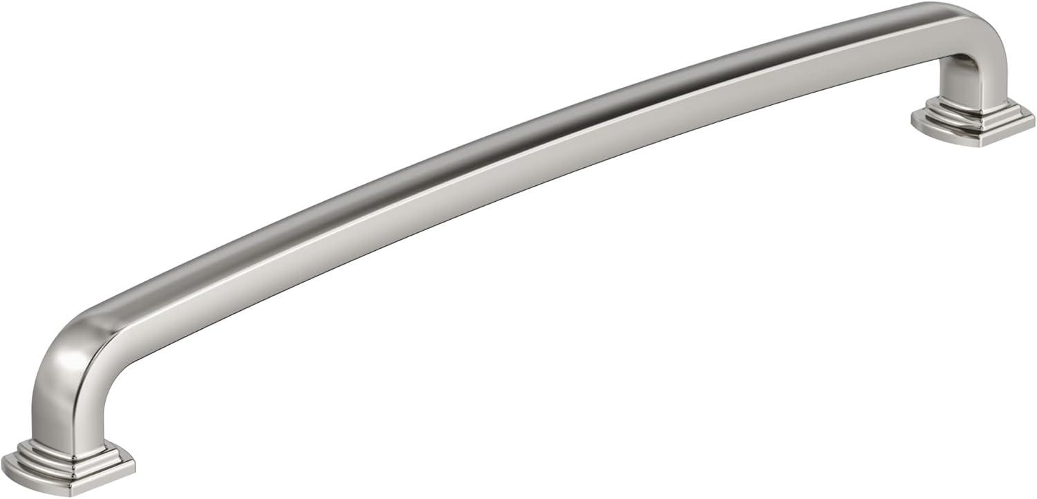 imageAmerock Cabinet Pull Polished Chrome 5116 inch 128 mm CentertoCenter Surpass 1 Pack Drawer Pull Cabinet Handle Cabinet HardwarePolished Nickel