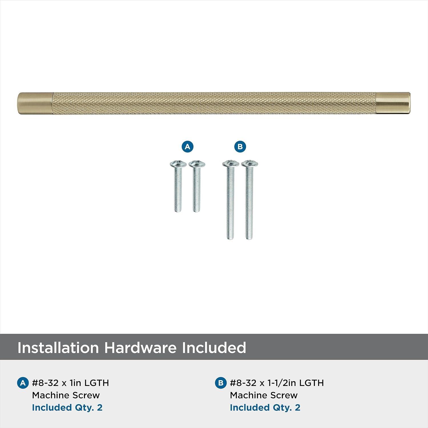 imageAmerock Kitchen Cabinet Pull Golden Champagne 6516 in 160 mm CentertoCenter Bronx 1 Pack Furniture Hardware Cabinet Handle Bathroom Drawer PullGolden Champagne