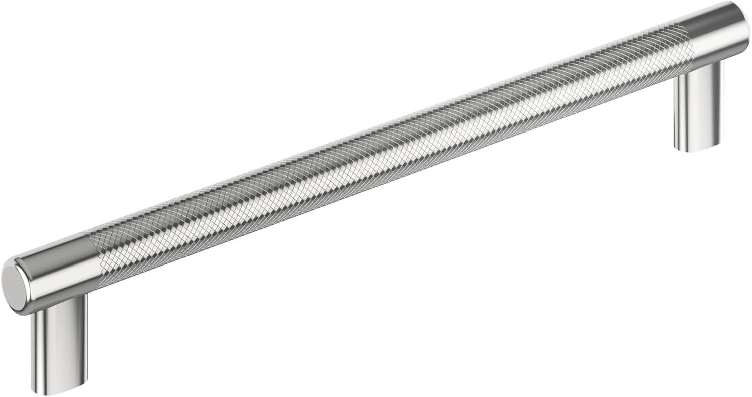 imageAmerock Kitchen Cabinet Pull Golden Champagne 6516 in 160 mm CentertoCenter Bronx 1 Pack Furniture Hardware Cabinet Handle Bathroom Drawer PullPolished Chrome