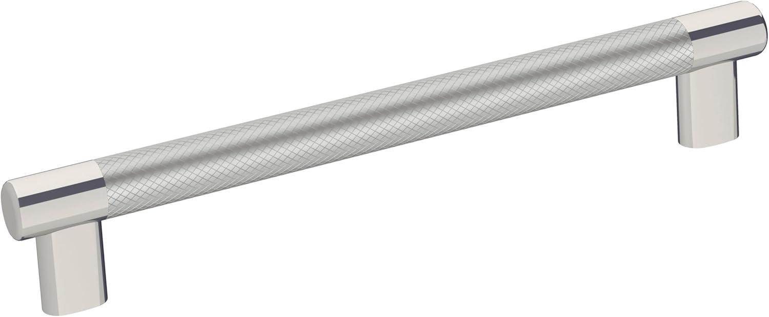 imageAmerock Kitchen Cabinet Pull Golden Champagne 6516 in 160 mm CentertoCenter Bronx 1 Pack Furniture Hardware Cabinet Handle Bathroom Drawer PullPolished NickelStainless Steel