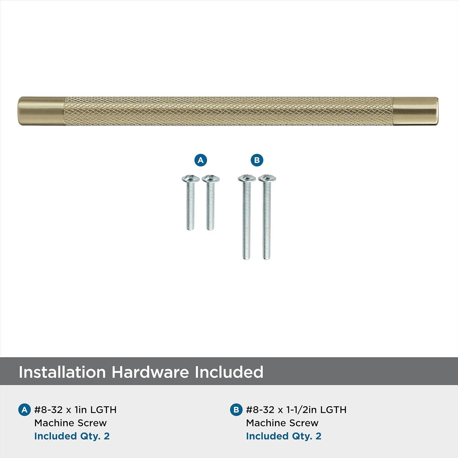 imageAmerock Kitchen Cabinet Pull Golden Champagne 6516 in 160 mm CentertoCenter Bronx 1 Pack Furniture Hardware Cabinet Handle Bathroom Drawer PullGolden Champagne