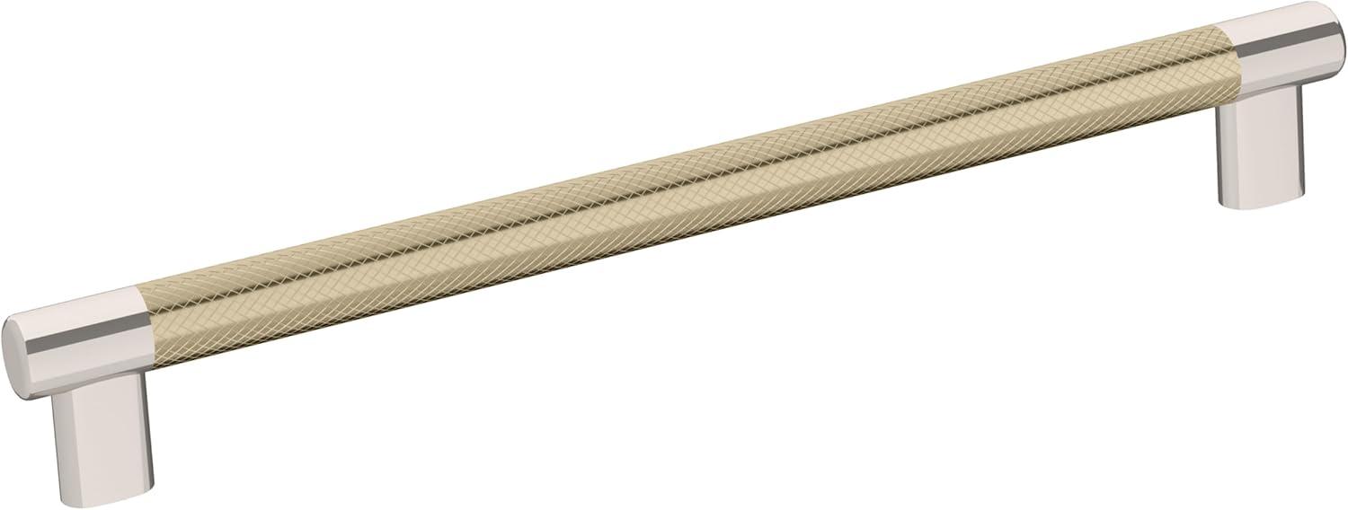 imageAmerock Kitchen Cabinet Pull Golden Champagne 6516 in 160 mm CentertoCenter Bronx 1 Pack Furniture Hardware Cabinet Handle Bathroom Drawer PullPolished NickelGolden Champagne