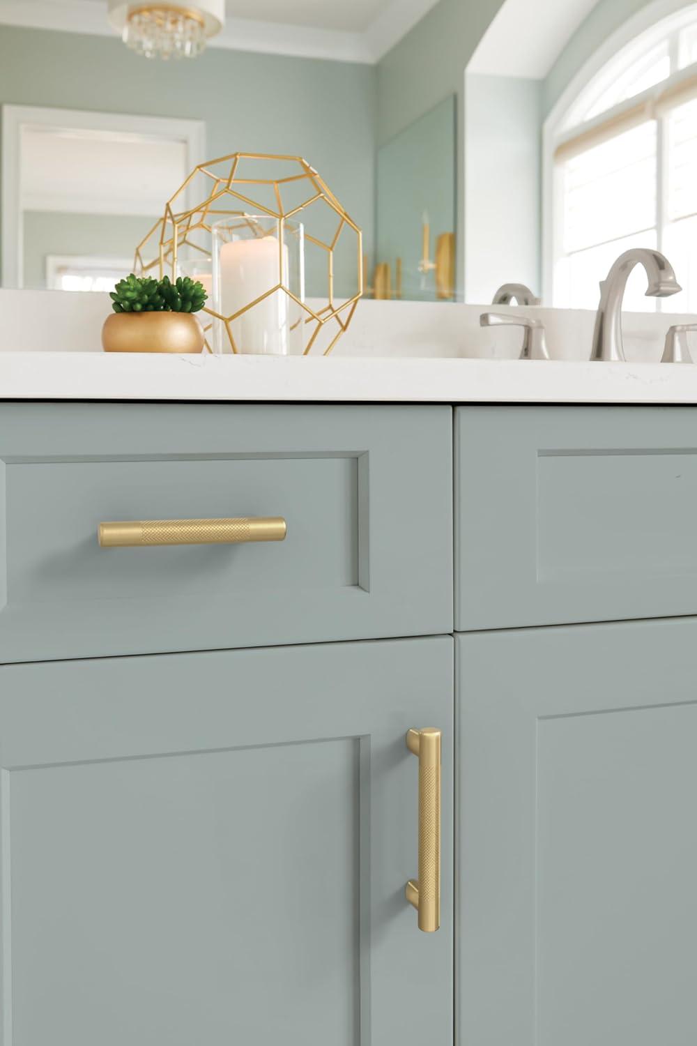 imageAmerock Kitchen Cabinet Pull Golden Champagne 6516 in 160 mm CentertoCenter Bronx 1 Pack Furniture Hardware Cabinet Handle Bathroom Drawer PullChampagne Bronze