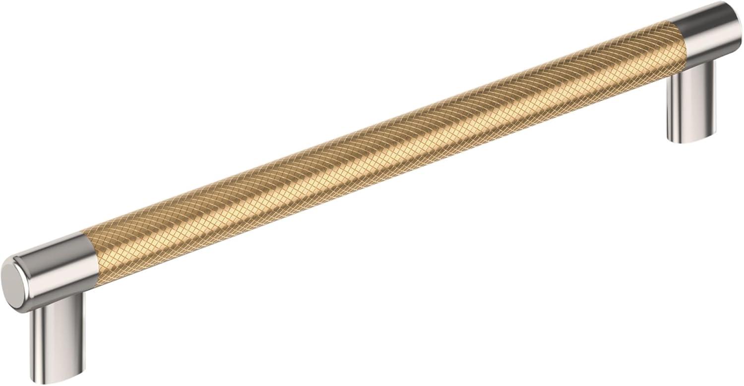 imageAmerock Kitchen Cabinet Pull Golden Champagne 6516 in 160 mm CentertoCenter Bronx 1 Pack Furniture Hardware Cabinet Handle Bathroom Drawer PullPolished NickelChampagne Bronze