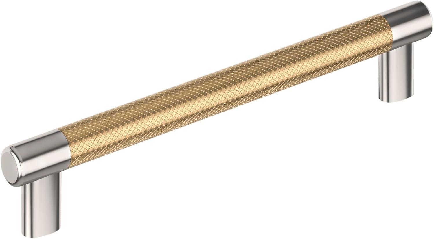 imageAmerock Kitchen Cabinet Pull Golden Champagne 6516 in 160 mm CentertoCenter Bronx 1 Pack Furniture Hardware Cabinet Handle Bathroom Drawer PullPolished NickelChampagne Bronze