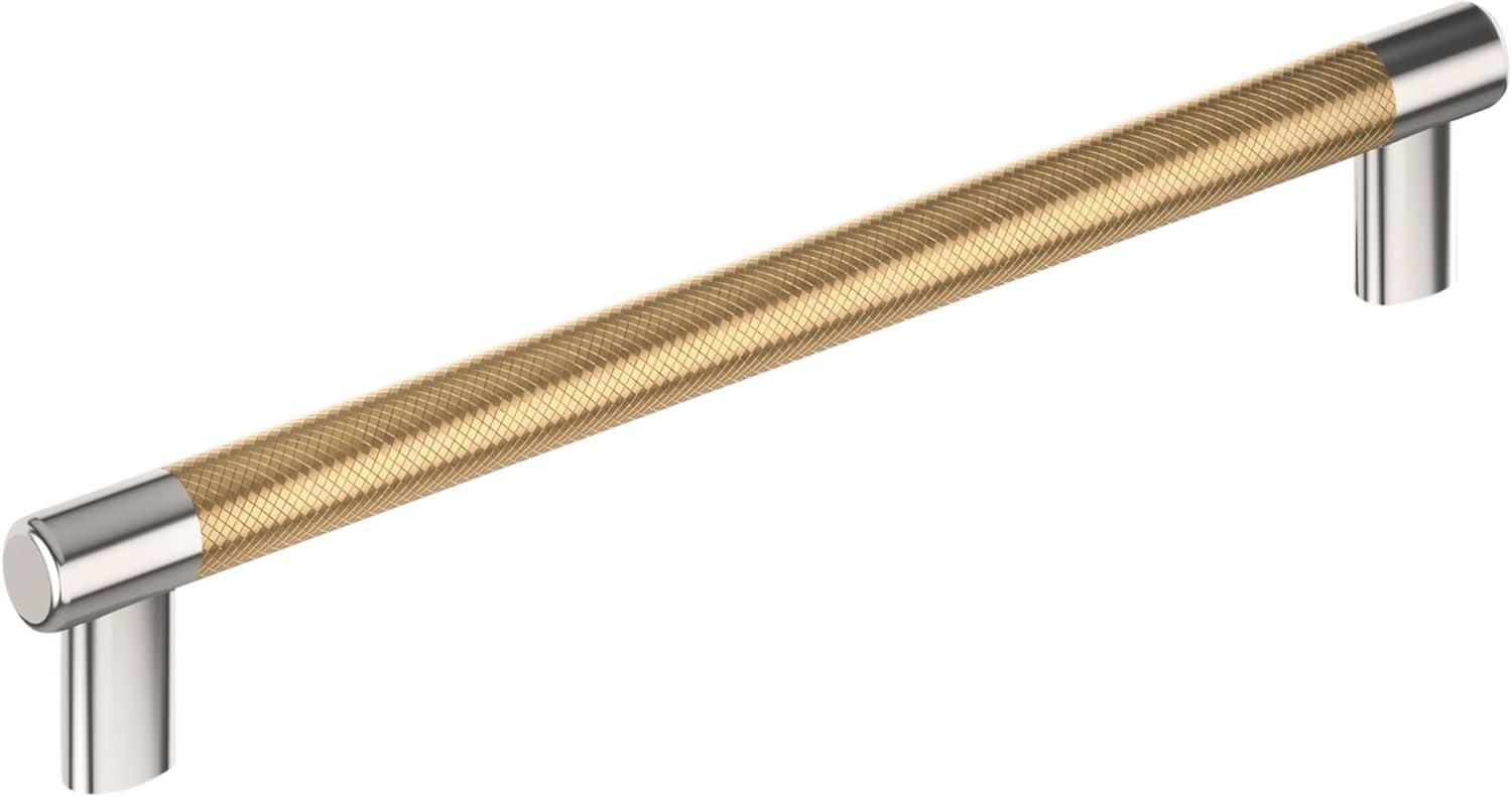imageAmerock Kitchen Cabinet Pull Golden Champagne 6516 in 160 mm CentertoCenter Bronx 1 Pack Furniture Hardware Cabinet Handle Bathroom Drawer PullPolished NickelChampagne Bronze