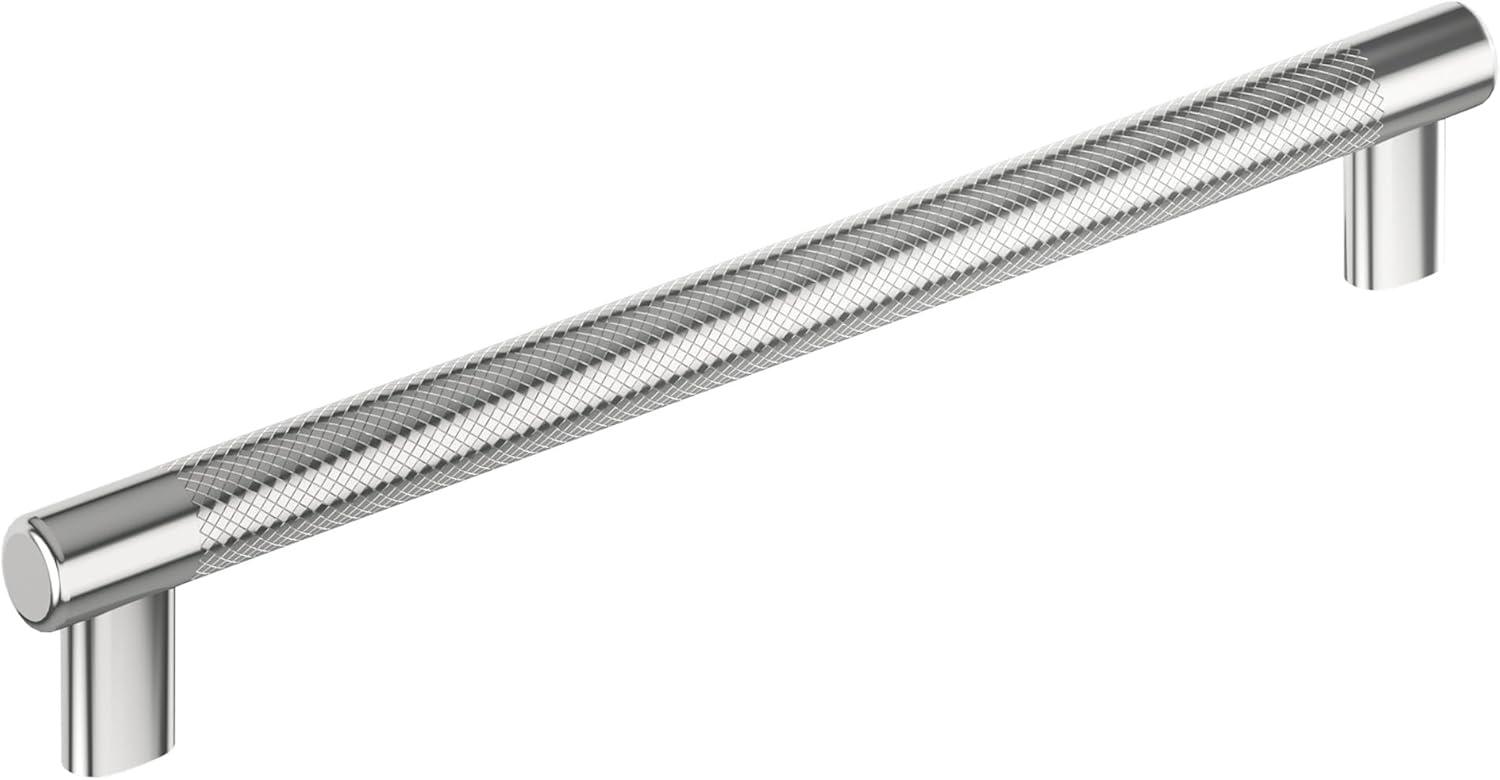 imageAmerock Kitchen Cabinet Pull Golden Champagne 6516 in 160 mm CentertoCenter Bronx 1 Pack Furniture Hardware Cabinet Handle Bathroom Drawer PullPolished Chrome
