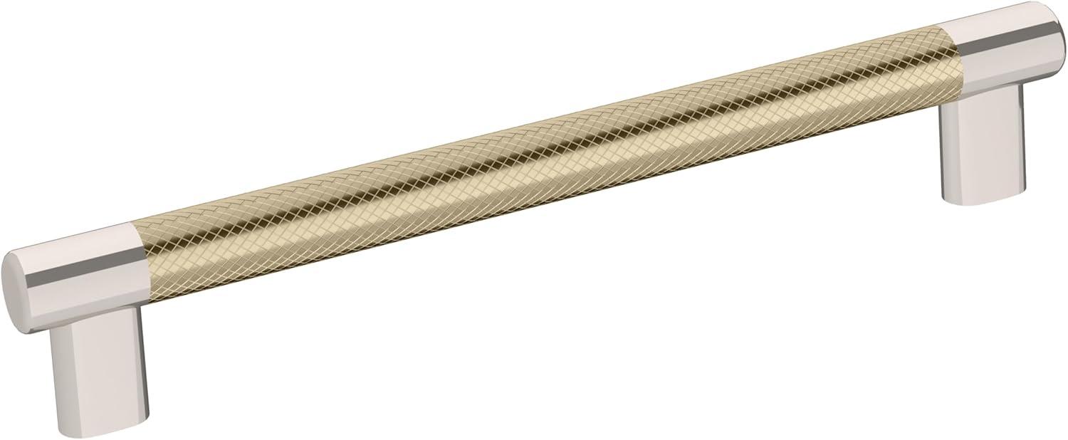 imageAmerock Kitchen Cabinet Pull Golden Champagne 6516 in 160 mm CentertoCenter Bronx 1 Pack Furniture Hardware Cabinet Handle Bathroom Drawer PullPolished NickelGolden Champagne