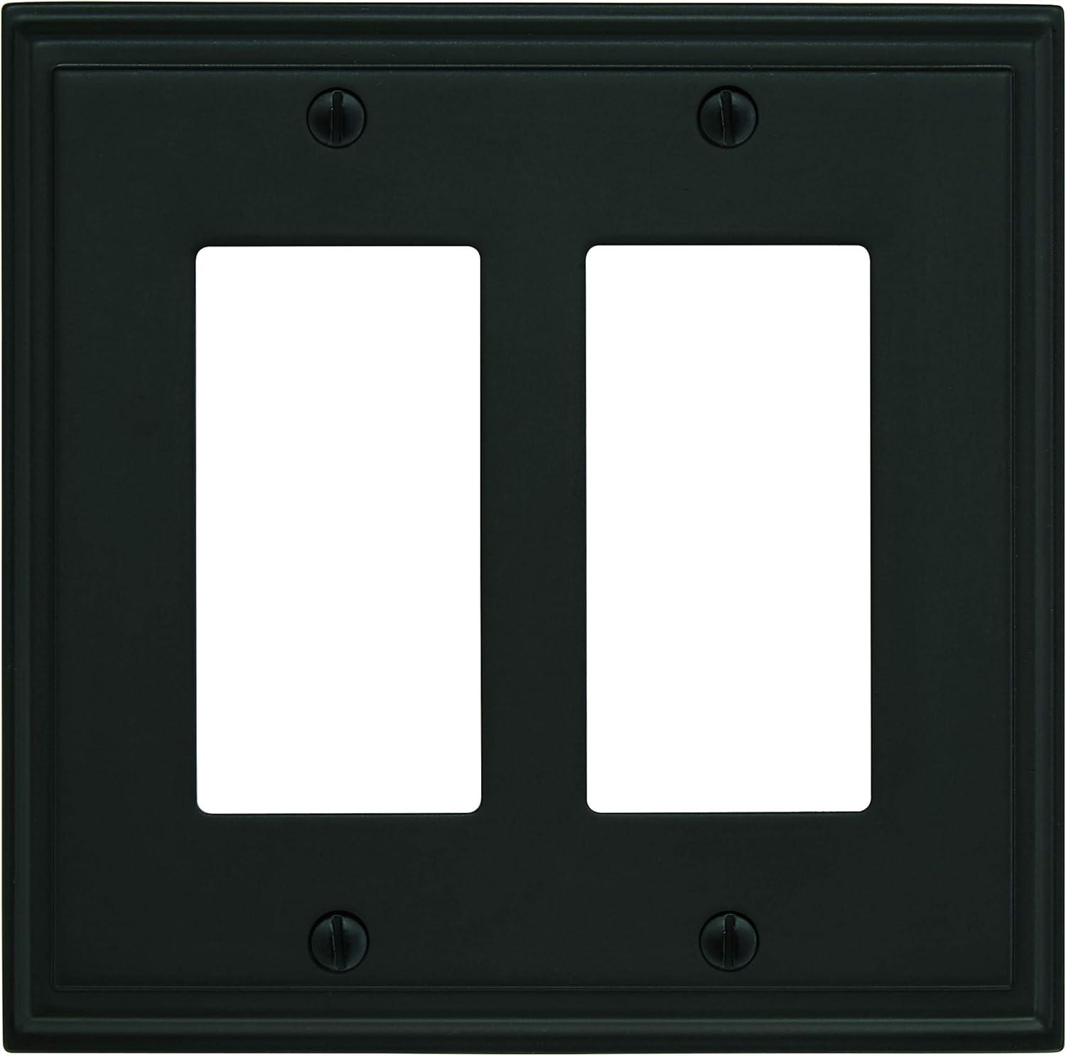 imageAmerock Wall Plate Black Bronze 1 Toggle Switch Plate Cover Mulholland 1 Pack Light Switch CoverBlack Bronze