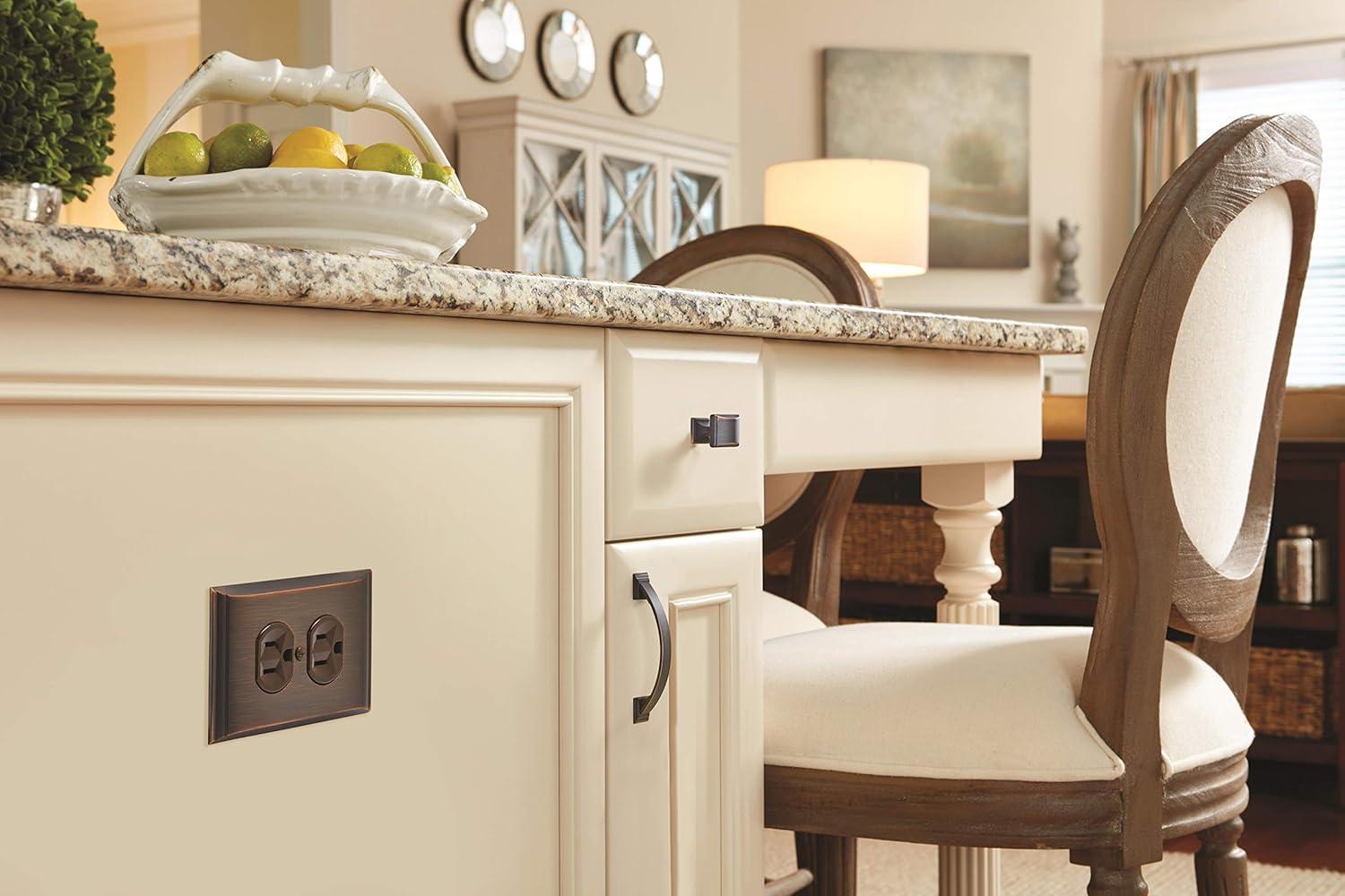imageAmerock Wall Plate Black Bronze 1 Toggle Switch Plate Cover Mulholland 1 Pack Light Switch CoverOil Rubbed Bronze