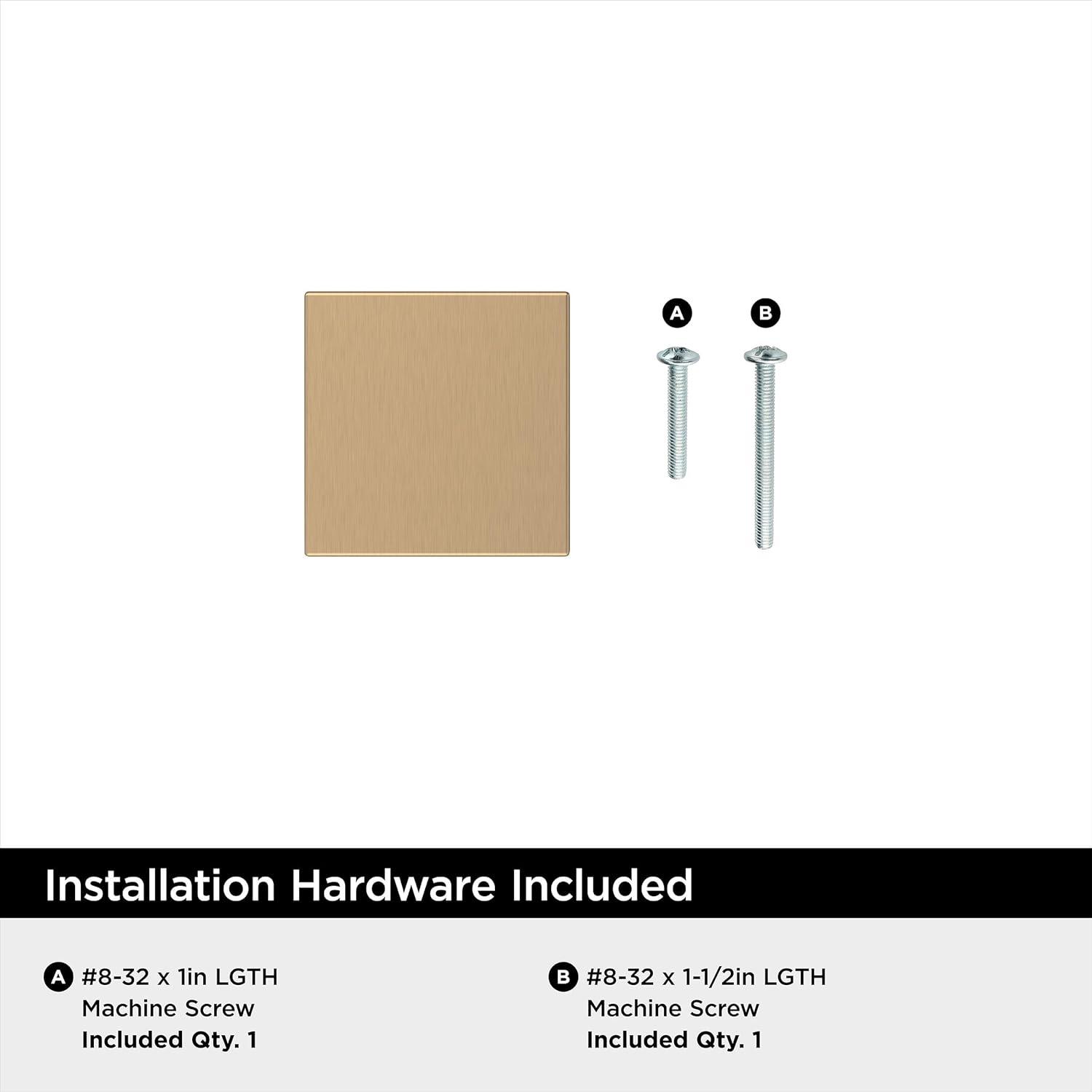 imageAmerock 10BX37024CZ Champagne Bronze Cabinet Knob 1116 inch 27mm Length 10 Pack Pedestal Furniture HardwareChampagne Bronze