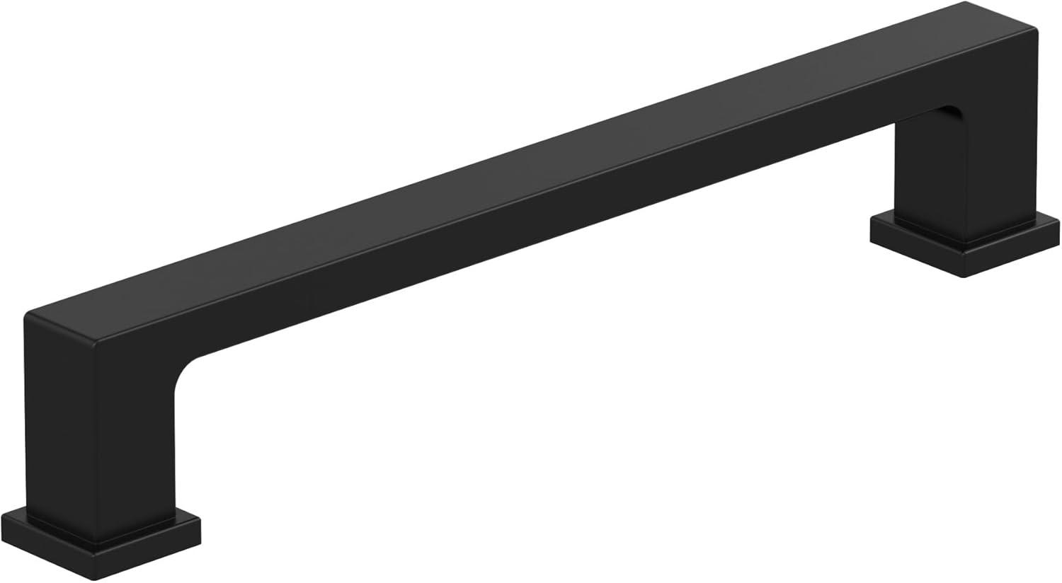 imageAmerock 10BX37033MB Matte Black Cabinet Pull 6516 inch 160mm CentertoCenter 10 Pack Bridgeport Furniture HardwareMatte Black
