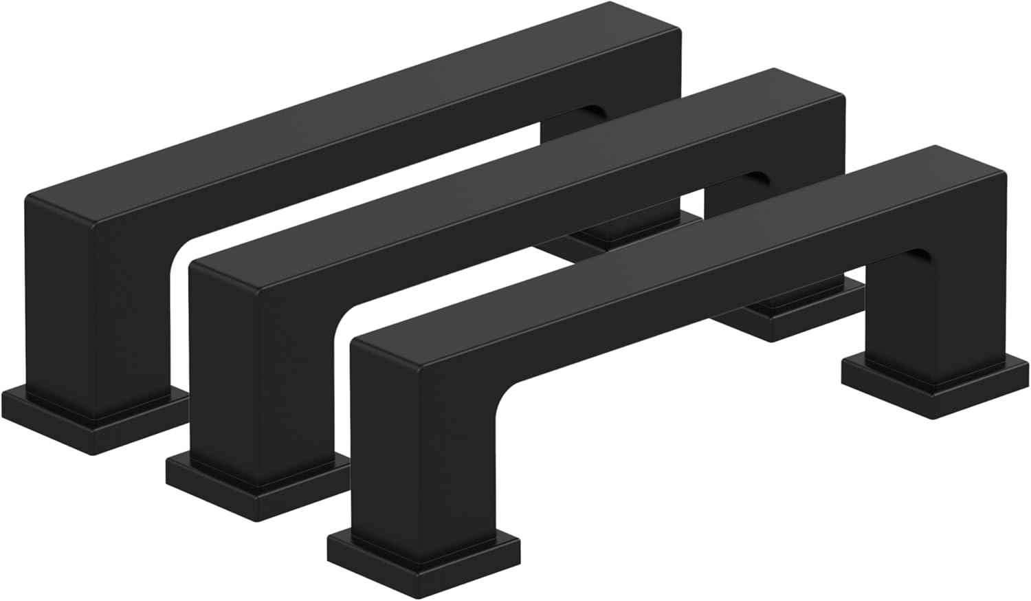 imageAmerock 10BX37033MB Matte Black Cabinet Pull 6516 inch 160mm CentertoCenter 10 Pack Bridgeport Furniture HardwareMatte Black