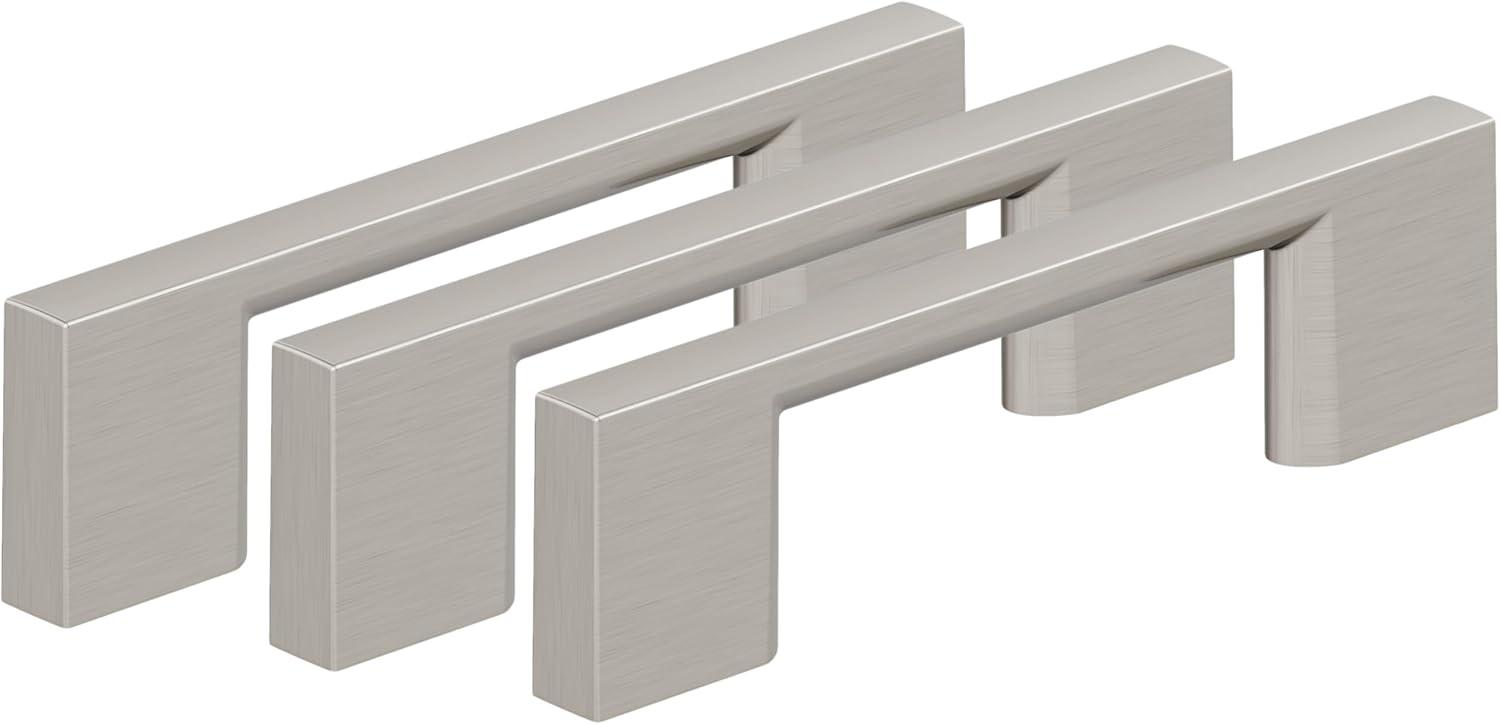 imageAmerock 10BX37132MB Matte Black Cabinet Pull 5116 inch 128mm CentertoCenter 10 Pack Cityscape Furniture HardwareSatin Nickel