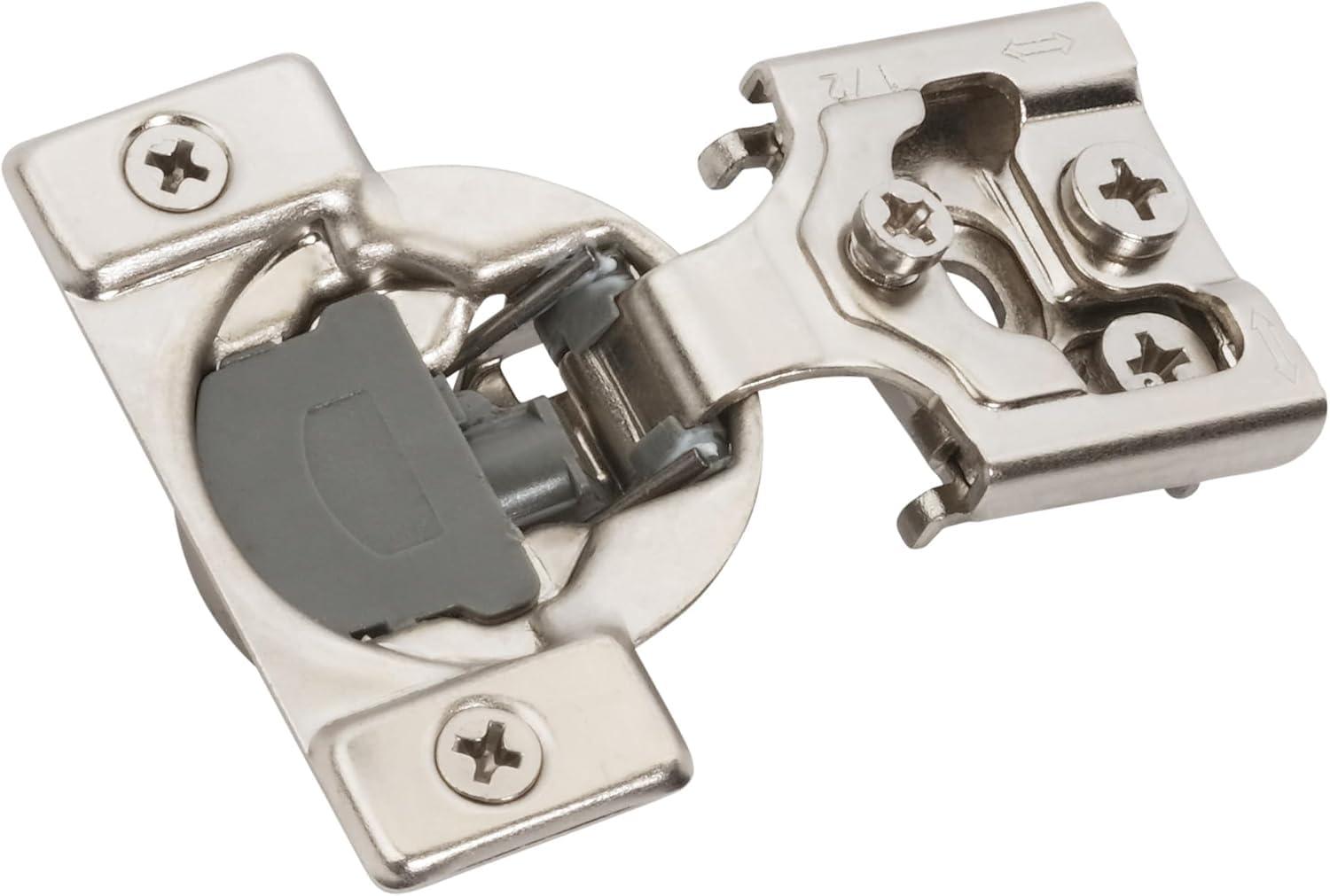 imageAmerock 2 Pack 114 inch Overlay SoftClosing Compact Concealed Hinge for Face Frame Cabinet 105degree Opening Angle with 3Way adjustability12 Inch Overlay