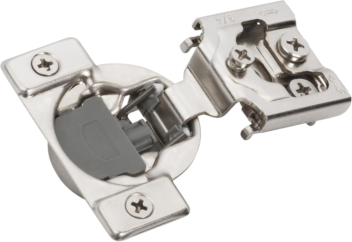 imageAmerock 2 Pack 114 inch Overlay SoftClosing Compact Concealed Hinge for Face Frame Cabinet 105degree Opening Angle with 3Way adjustability34 Inch Overlay