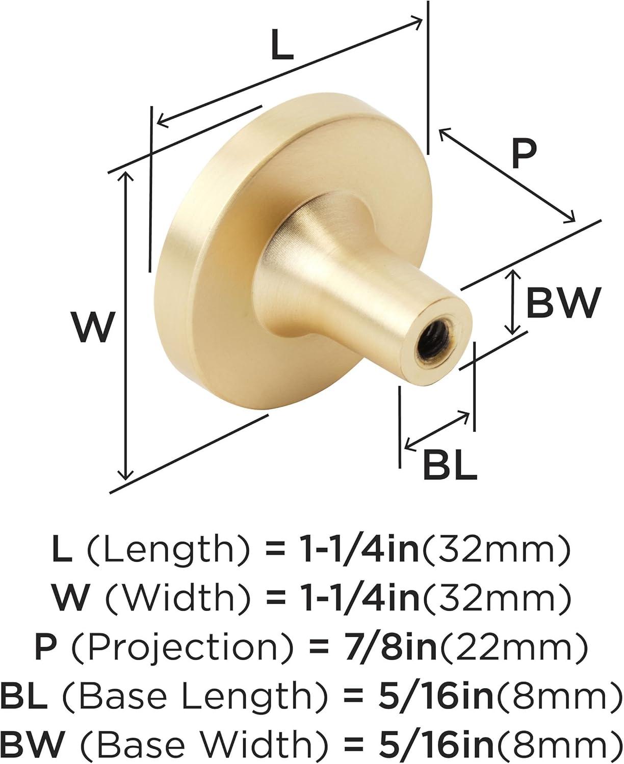 imageAmerock 2PK36971PNK Accents Round Cabinet Knob Furniture Knob GoldPink Decorative Drawer PullGoldMother of Pearl