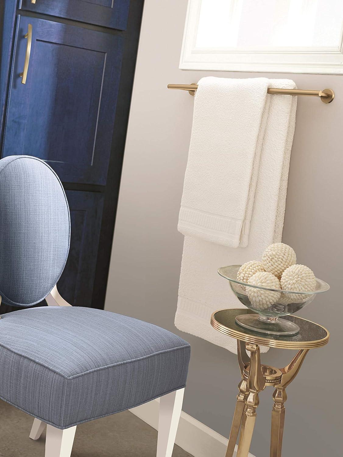 imageAmerock BH26545BBZ Arrondi 24 in 610 mm Double TowelBar in Brushed BronzeGolden Champagne