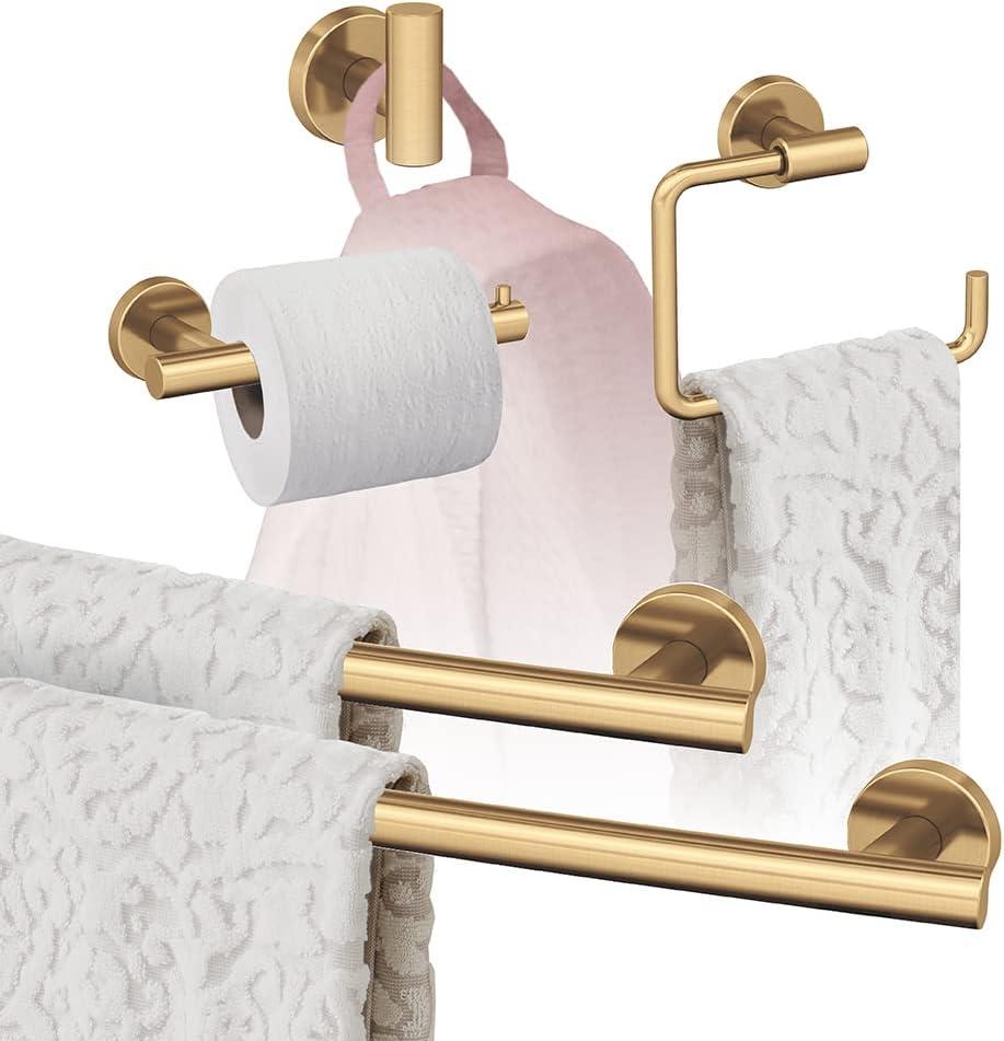 imageAmerock BH26546MB Matte Black Towel Bar 9 in 229 mm Towel Rack Arrondi Bathroom Towel Holder Bathroom Hardware Bath AccessoriesChampagne Bronze