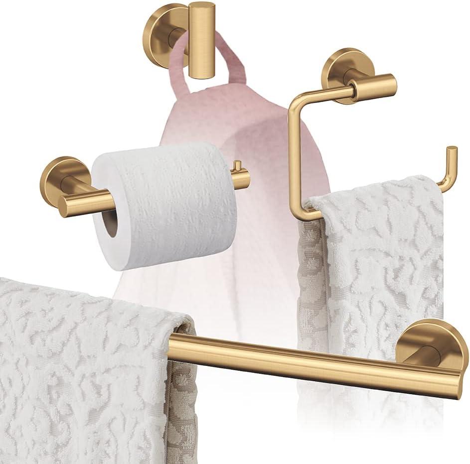 imageAmerock BH26546MB Matte Black Towel Bar 9 in 229 mm Towel Rack Arrondi Bathroom Towel Holder Bathroom Hardware Bath AccessoriesChampagne Bronze