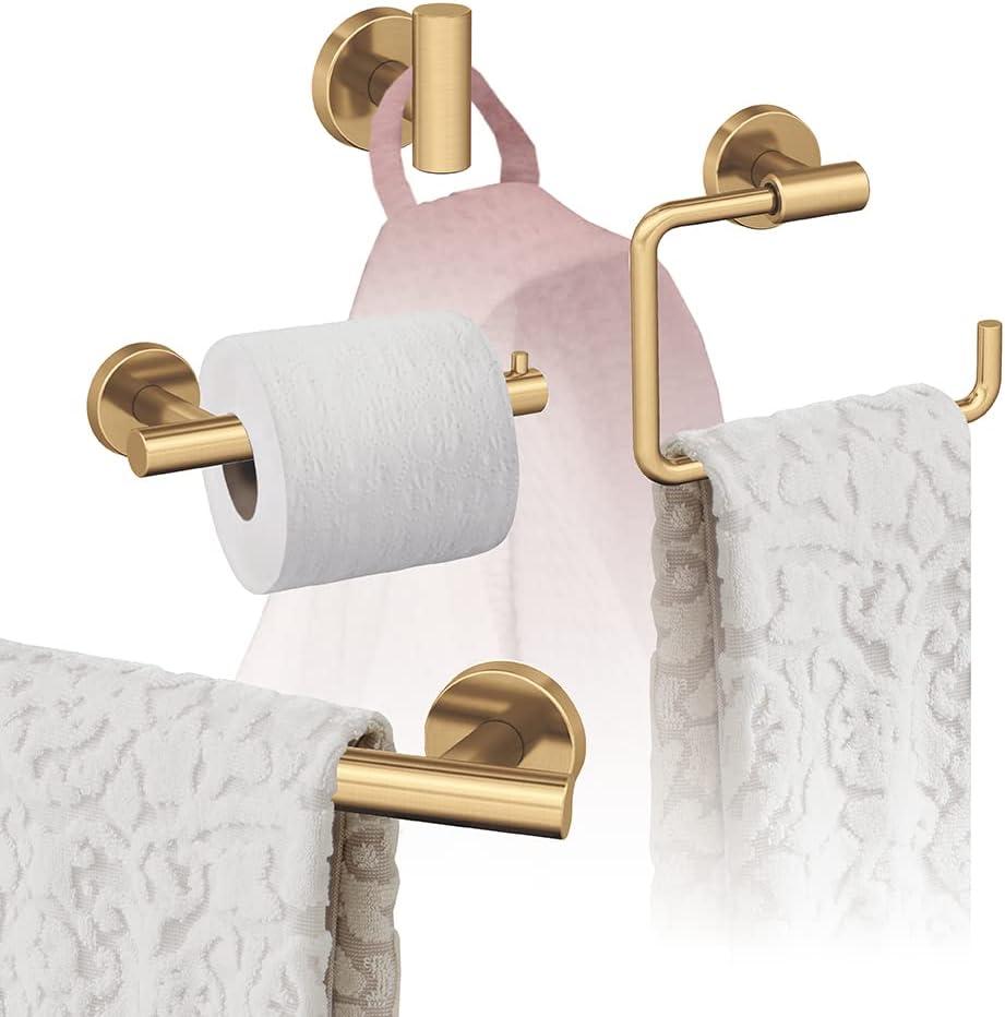 imageAmerock BH26546MB Matte Black Towel Bar 9 in 229 mm Towel Rack Arrondi Bathroom Towel Holder Bathroom Hardware Bath AccessoriesChampagne Bronze