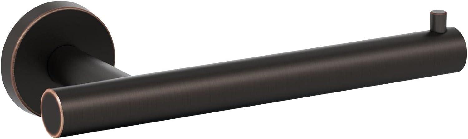imageAmerock BH26546MB Matte Black Towel Bar 9 in 229 mm Towel Rack Arrondi Bathroom Towel Holder Bathroom Hardware Bath AccessoriesOil Rubbed Bronze