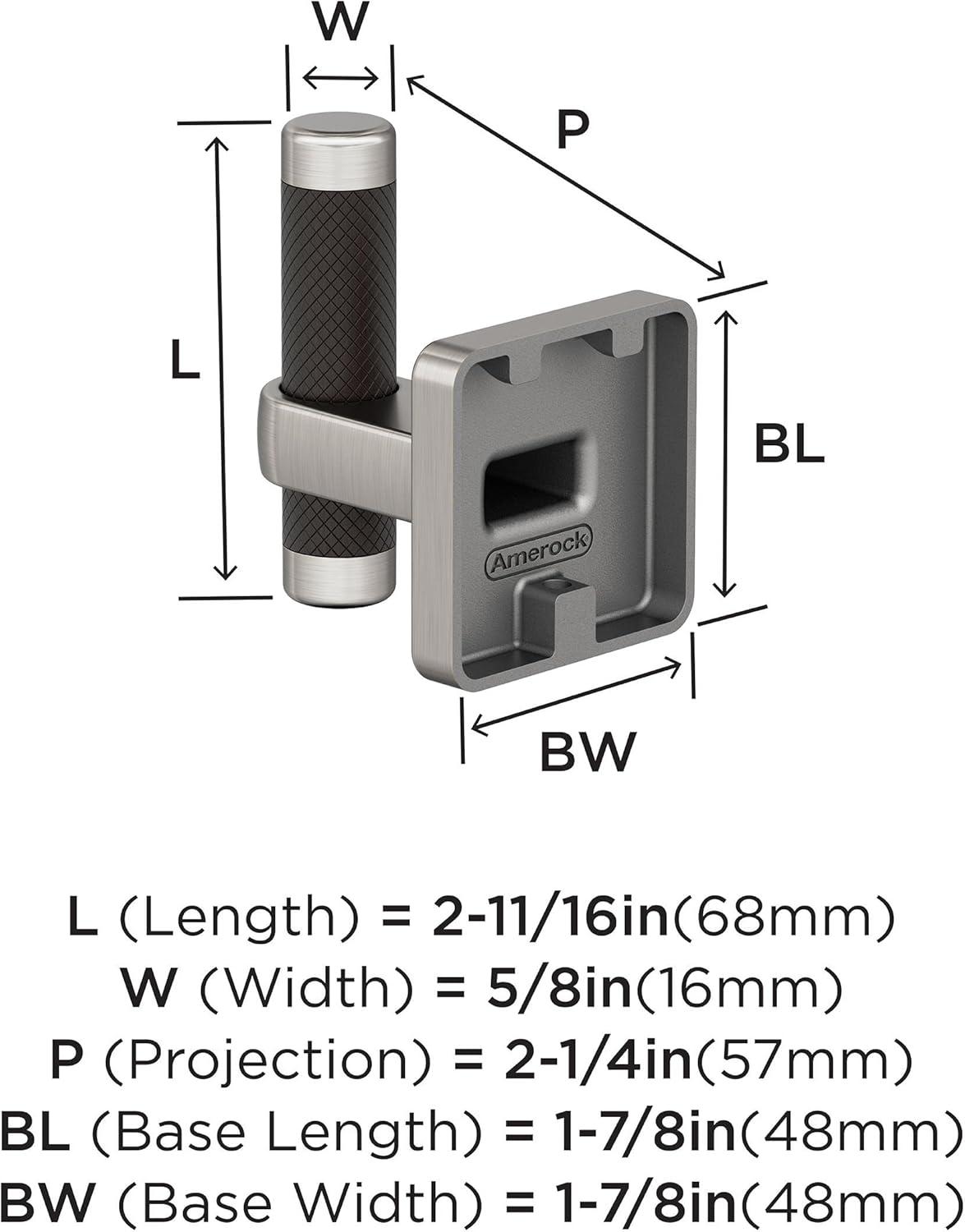 imageAmerock BH26615PNSS Polished NickelStainless Steel Towel Bar 24 in 610 mm Towel Rack Esquire Bathroom Towel Holder Bathroom Hardware Bath AccessoriesBrushed NickelOil Rubbed Bronze