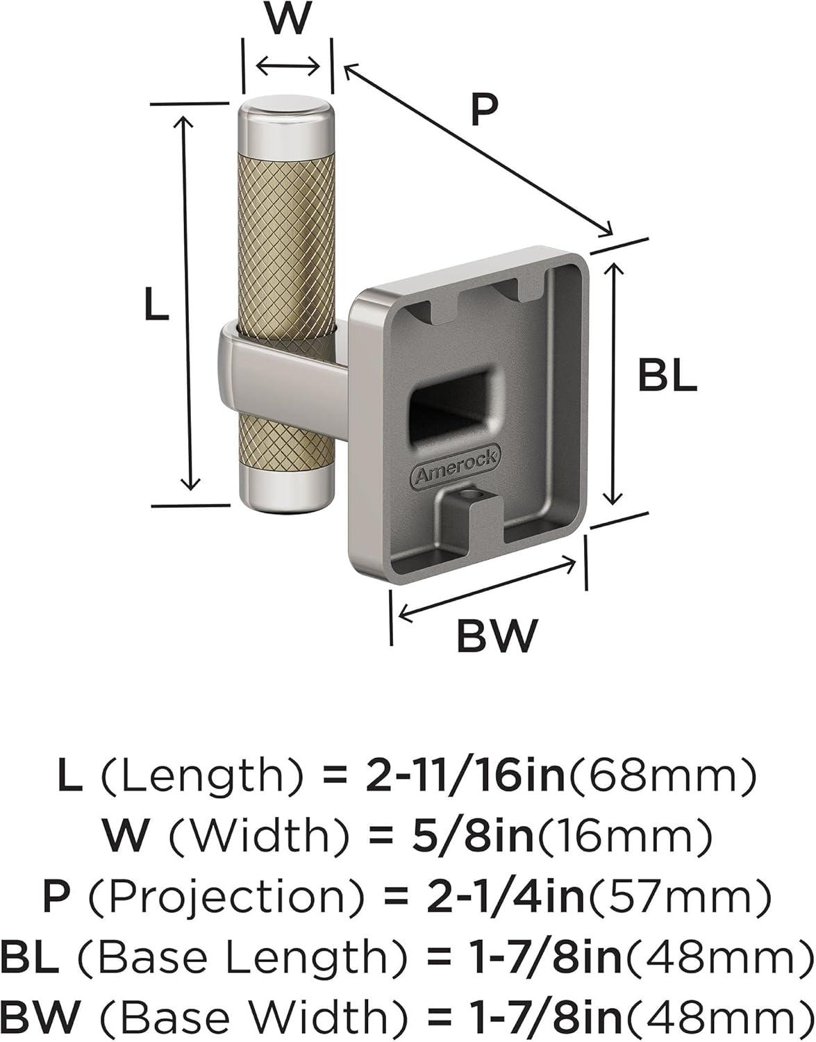 imageAmerock BH26615PNSS Polished NickelStainless Steel Towel Bar 24 in 610 mm Towel Rack Esquire Bathroom Towel Holder Bathroom Hardware Bath AccessoriesPolished NickelGolden Champagne