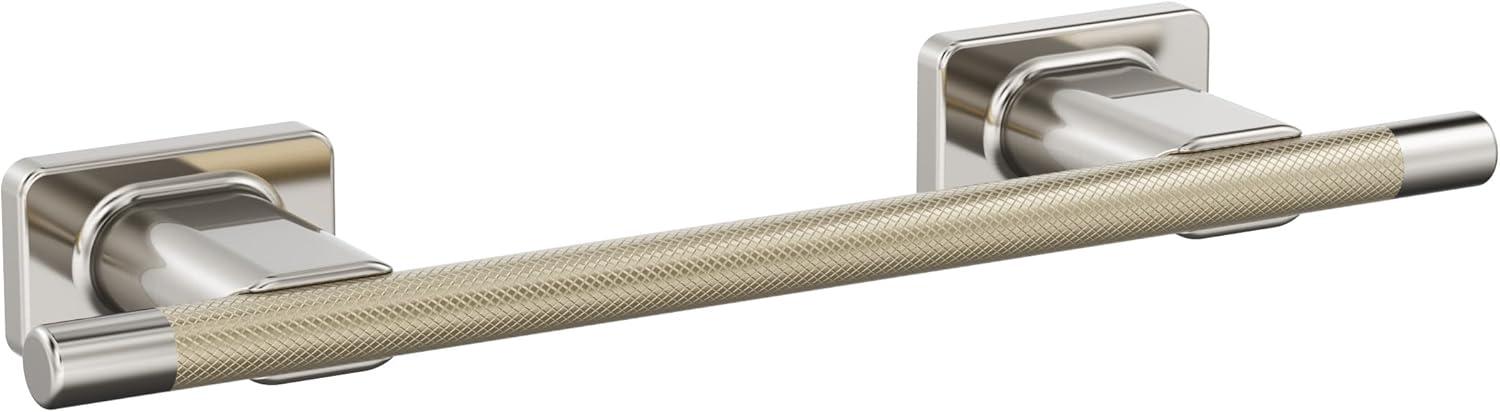 imageAmerock BH26615PNSS Polished NickelStainless Steel Towel Bar 24 in 610 mm Towel Rack Esquire Bathroom Towel Holder Bathroom Hardware Bath AccessoriesPolished NickelGolden Champagne