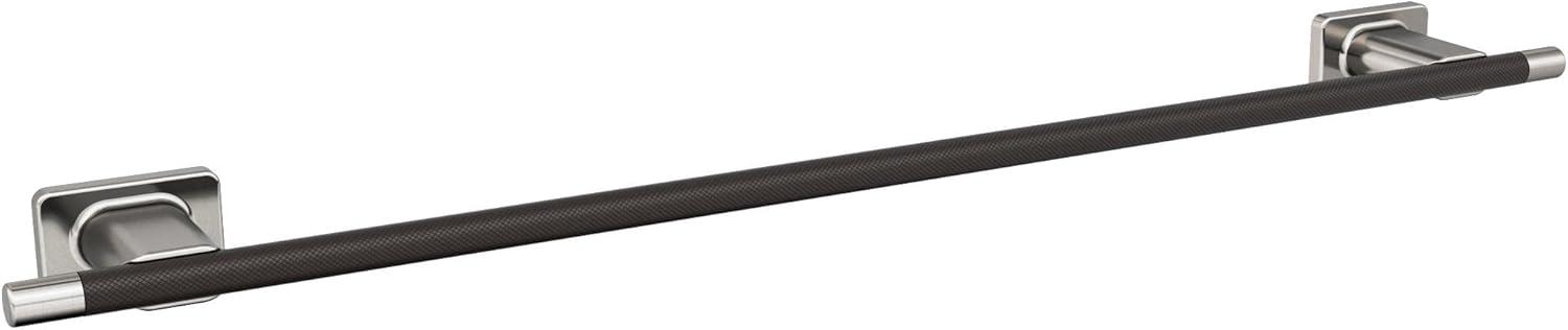 imageAmerock BH26615PNSS Polished NickelStainless Steel Towel Bar 24 in 610 mm Towel Rack Esquire Bathroom Towel Holder Bathroom Hardware Bath AccessoriesBrushed NickelOil Rubbed Bronze