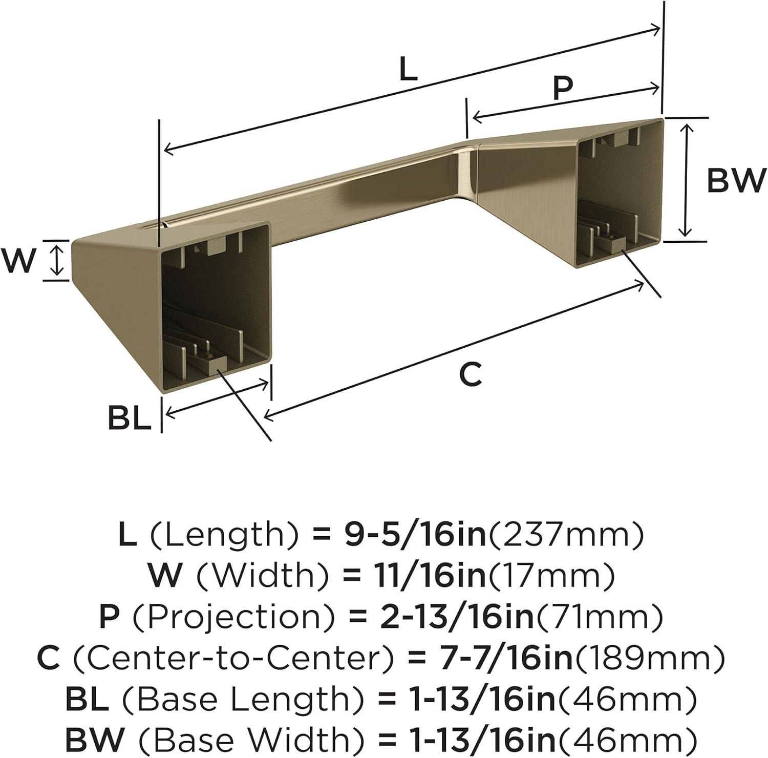 imageAmerock BH36003CZ Champagne Bronze Towel Bar 18 in 457 mm Towel Rack Blackrock Bathroom Towel Holder Bathroom Hardware Bath AccessoriesGolden Champagne