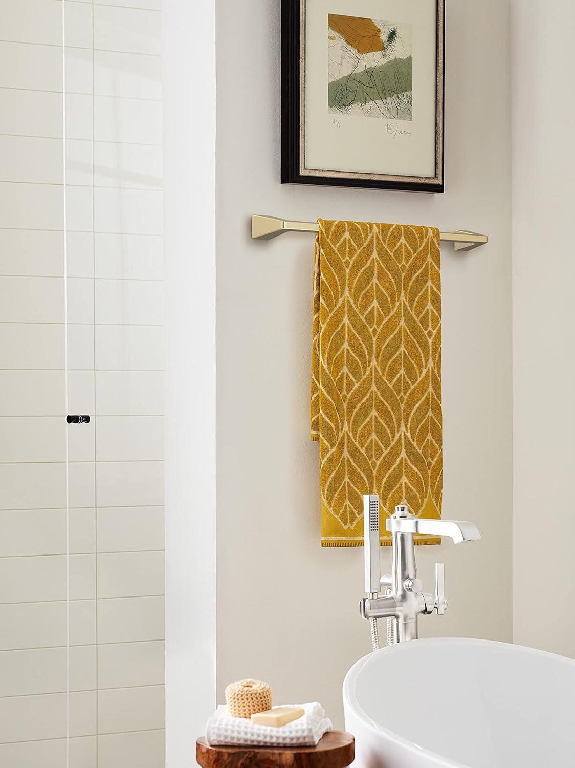 imageAmerock BH36003CZ Champagne Bronze Towel Bar 18 in 457 mm Towel Rack Blackrock Bathroom Towel Holder Bathroom Hardware Bath AccessoriesGolden Champagne