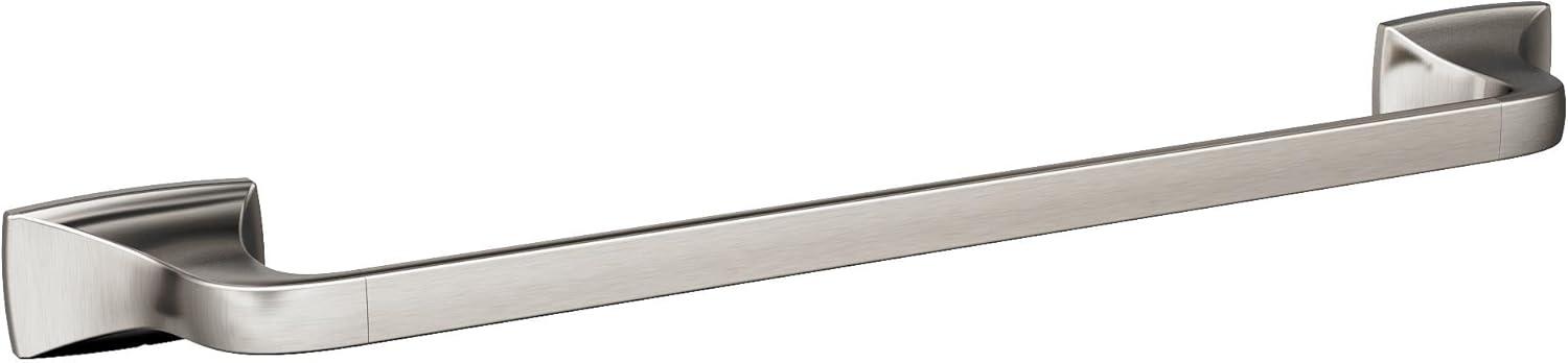imageAmerock BH3601426 Chrome Towel Bar 24 in 610 mm Towel Rack Highland Ridge Bathroom Towel Holder Bathroom Hardware Bath AccessoriesBrushed Nickel