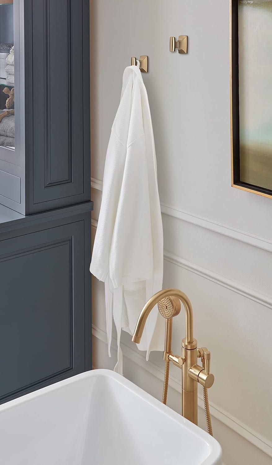 imageAmerock BH3601426 Chrome Towel Bar 24 in 610 mm Towel Rack Highland Ridge Bathroom Towel Holder Bathroom Hardware Bath AccessoriesChampagne Bronze