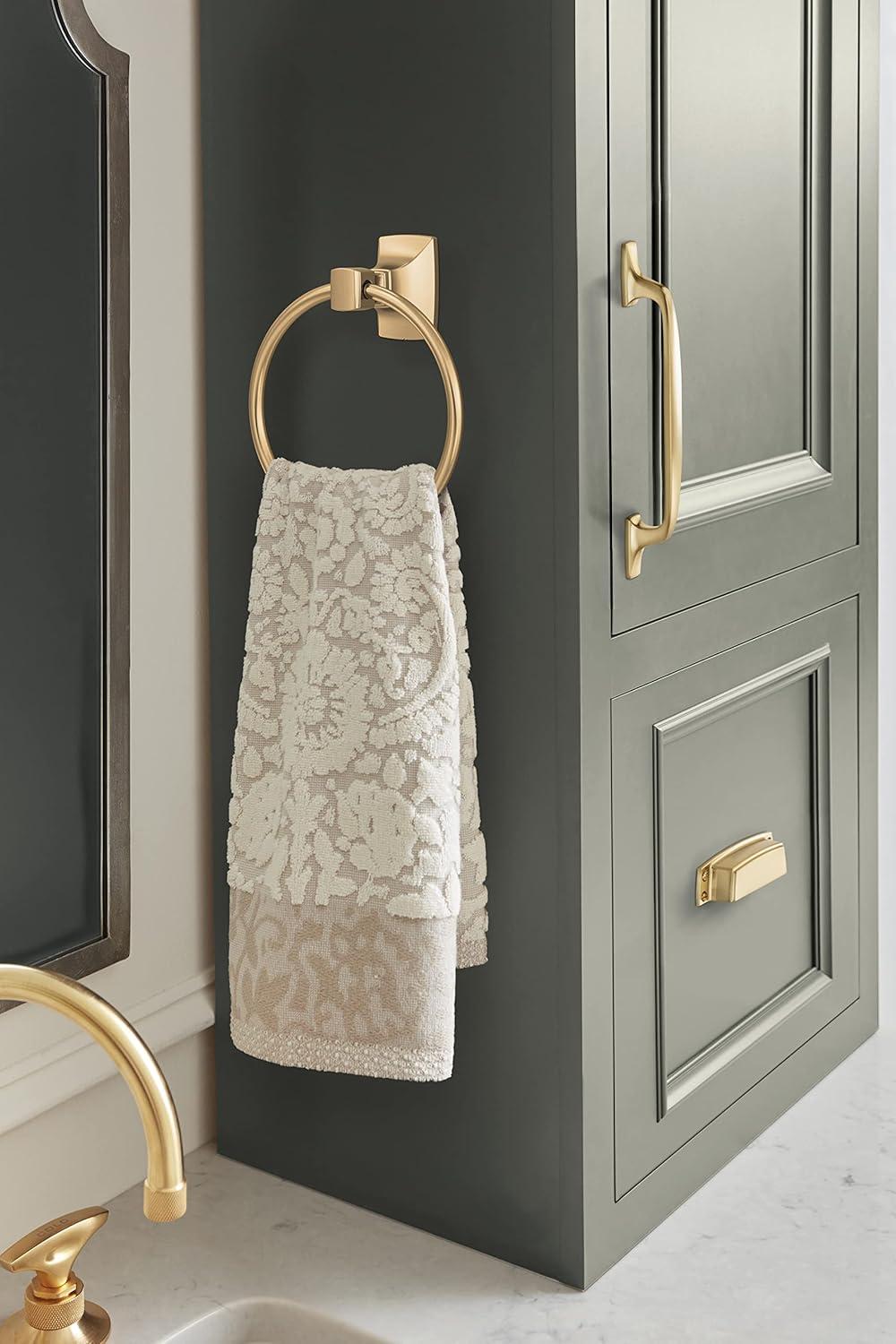 imageAmerock BH3601426 Chrome Towel Bar 24 in 610 mm Towel Rack Highland Ridge Bathroom Towel Holder Bathroom Hardware Bath AccessoriesChampagne Bronze