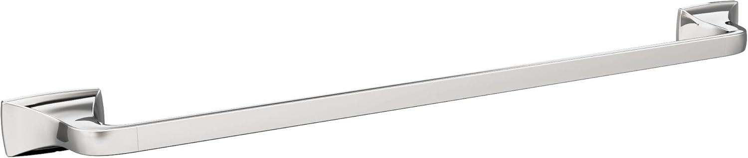 imageAmerock BH3601426 Chrome Towel Bar 24 in 610 mm Towel Rack Highland Ridge Bathroom Towel Holder Bathroom Hardware Bath AccessoriesChrome