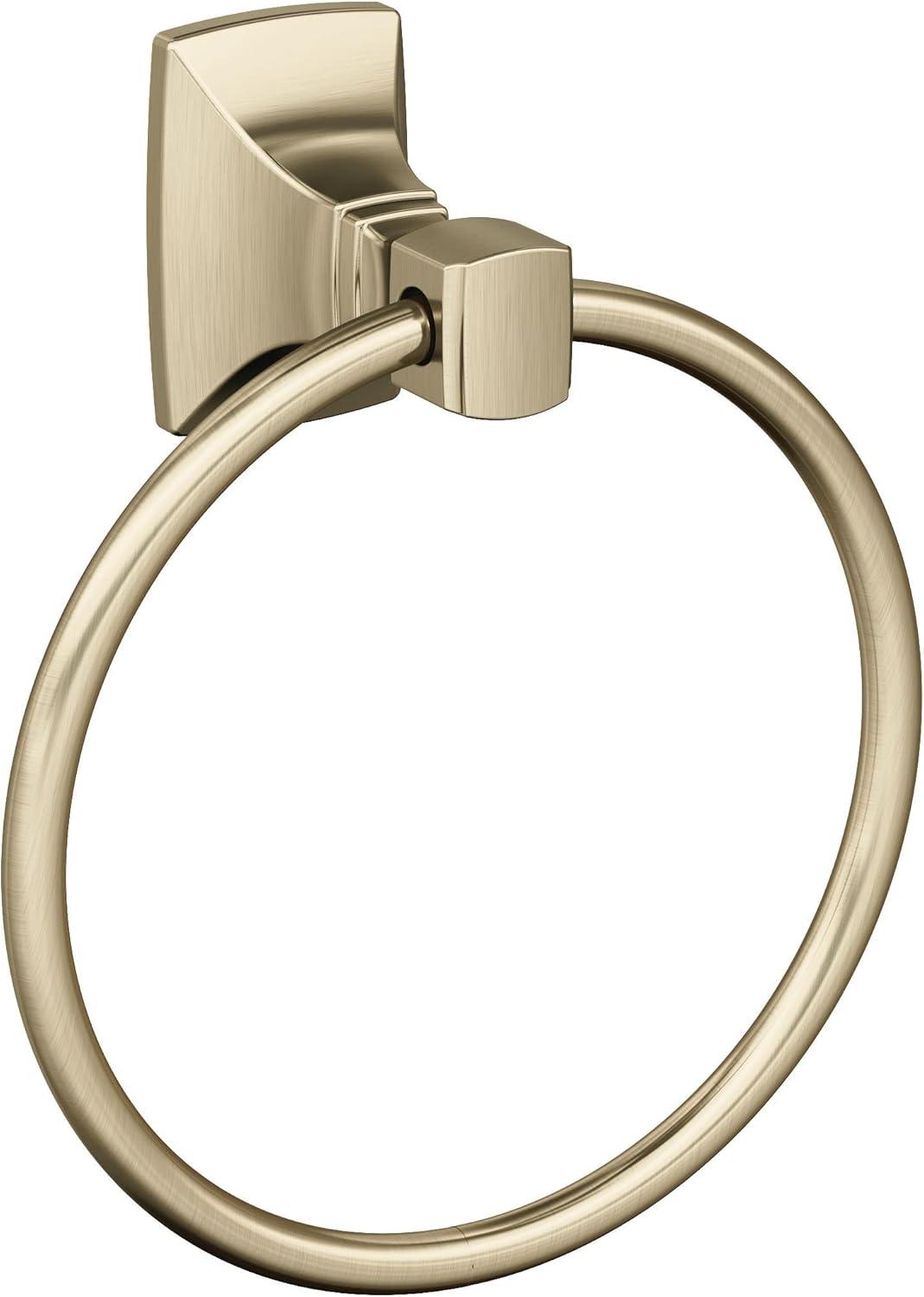 imageAmerock BH3601426 Chrome Towel Bar 24 in 610 mm Towel Rack Highland Ridge Bathroom Towel Holder Bathroom Hardware Bath AccessoriesGolden Champagne