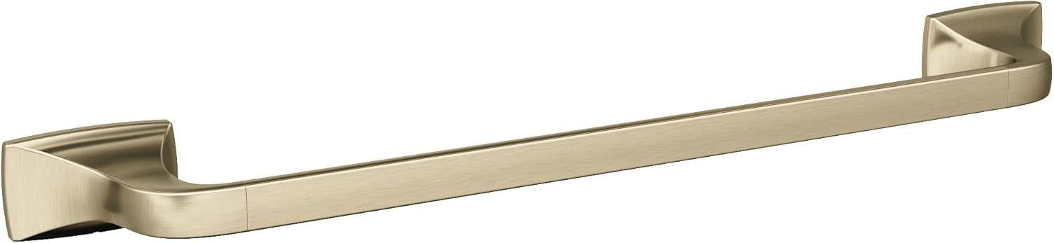 imageAmerock BH3601426 Chrome Towel Bar 24 in 610 mm Towel Rack Highland Ridge Bathroom Towel Holder Bathroom Hardware Bath AccessoriesGolden Champagne