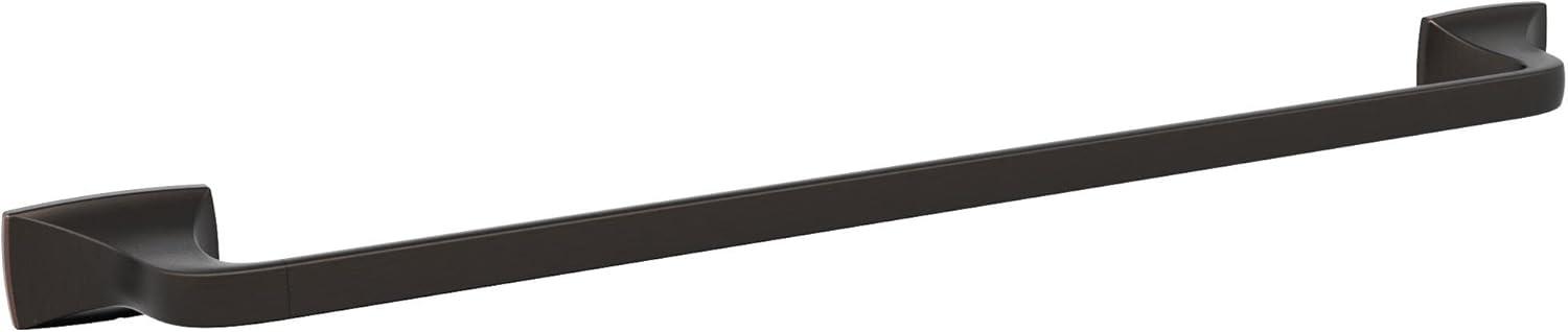 imageAmerock BH3601426 Chrome Towel Bar 24 in 610 mm Towel Rack Highland Ridge Bathroom Towel Holder Bathroom Hardware Bath AccessoriesOil Rubbed Bronze
