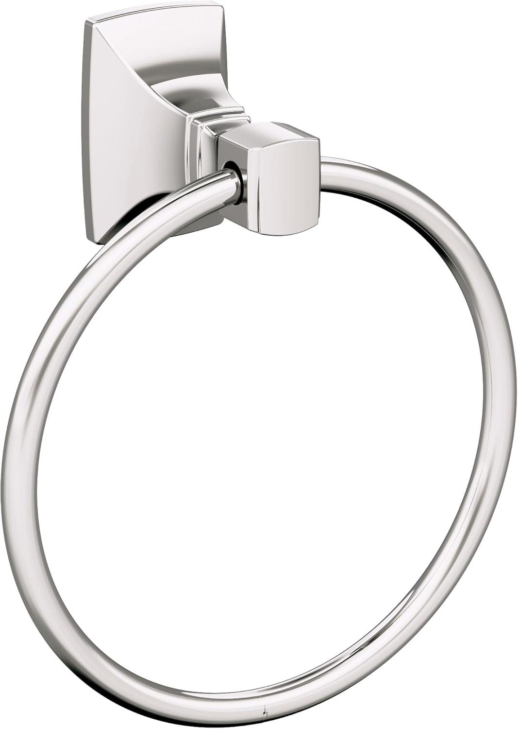 imageAmerock BH3601426 Chrome Towel Bar 24 in 610 mm Towel Rack Highland Ridge Bathroom Towel Holder Bathroom Hardware Bath AccessoriesPolished Nickel