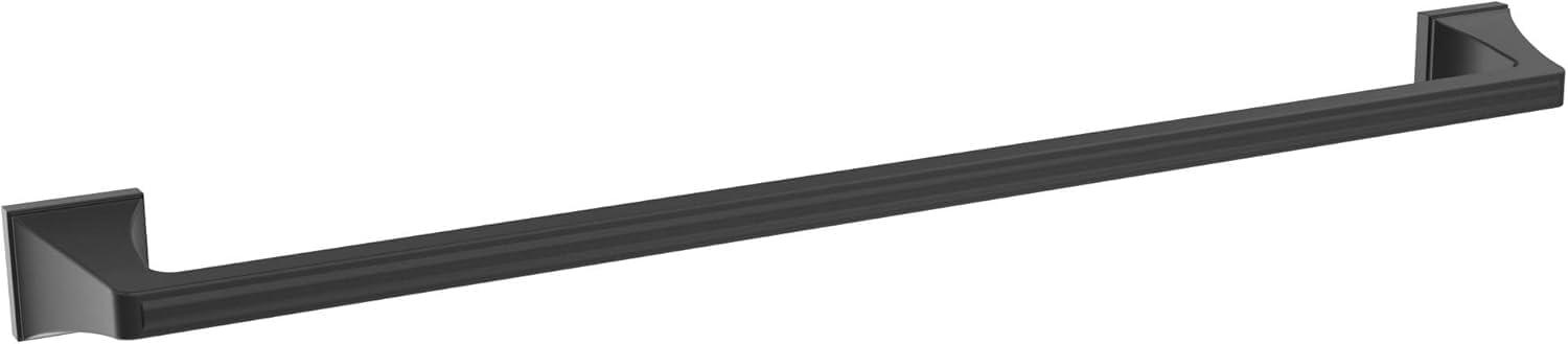 imageAmerock BH36024BBZ Golden Champagne Towel Bar 24 in 610 mm Towel Rack Mulholland Bathroom Towel Holder Bathroom Hardware Bath AccessoriesMatte Black